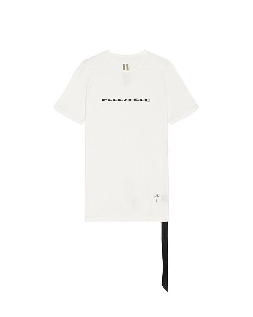 メンズ Rick Owens Level Tシャツ White