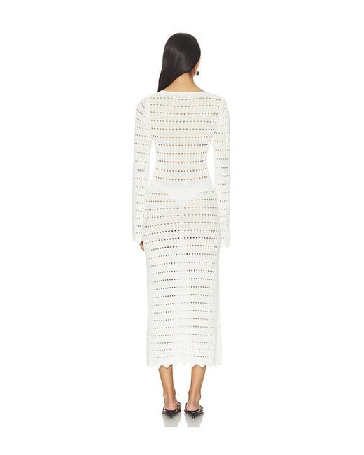 Lioness White Leisure Midi Dress