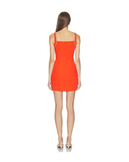 Amanda Uprichard Red Rosie Dress