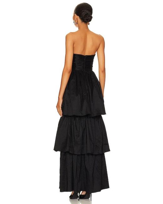 Lovers + Friends Black Michie Maxi Dress