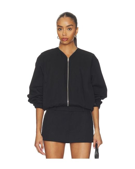 Alexander Wang Blue Coaches Jacket With Continuous Loop Zipper