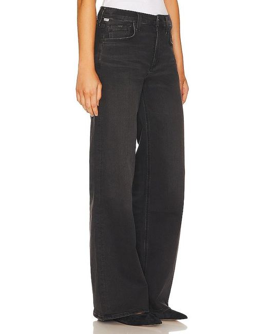 Citizens of Humanity Black MIDE-RISE-JEANS MIT WEITEM BEIN LOLI