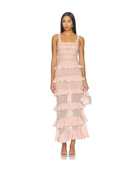 LoveShackFancy White Hannelore Dress
