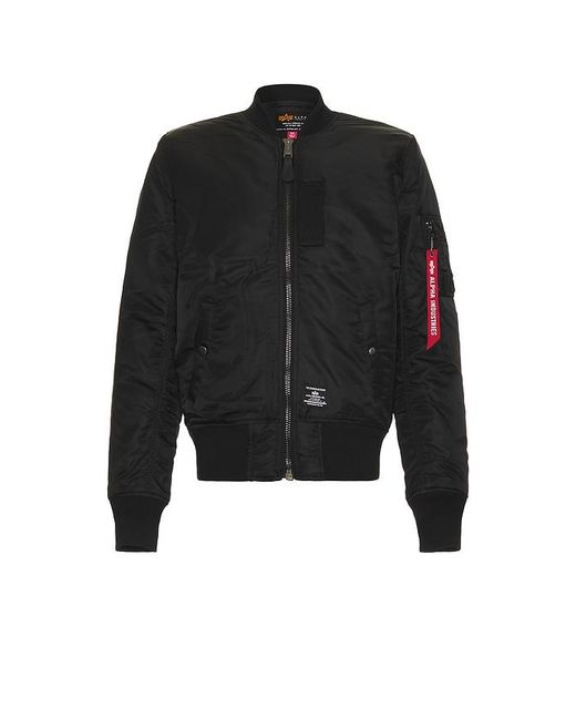 Alpha Industries Black Ma-1 Regular Fit Flight Jacket for men