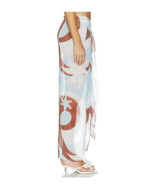 Seven Wonders Multicolor Xyla Front Tie Maxi Skirt