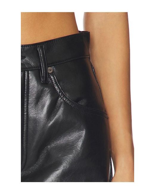 Agolde Black Twist Wide Leg