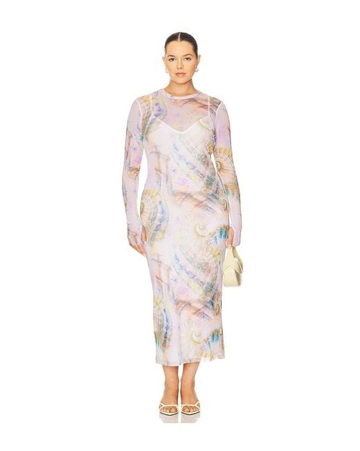 AFRM White Ashland Dress