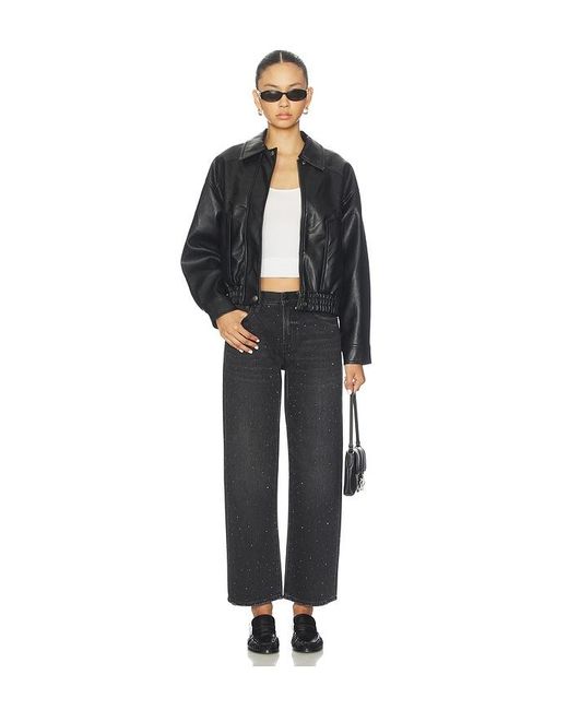 Pistola Black Lexi Midrise Bowed Straight Jeans