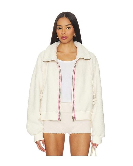 Free People White Alpine Sherpa Cardi