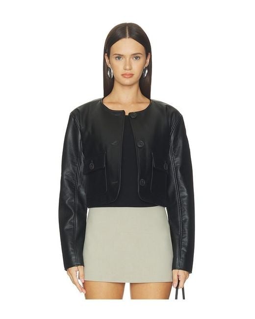Blank NYC Black Cropped Jacket