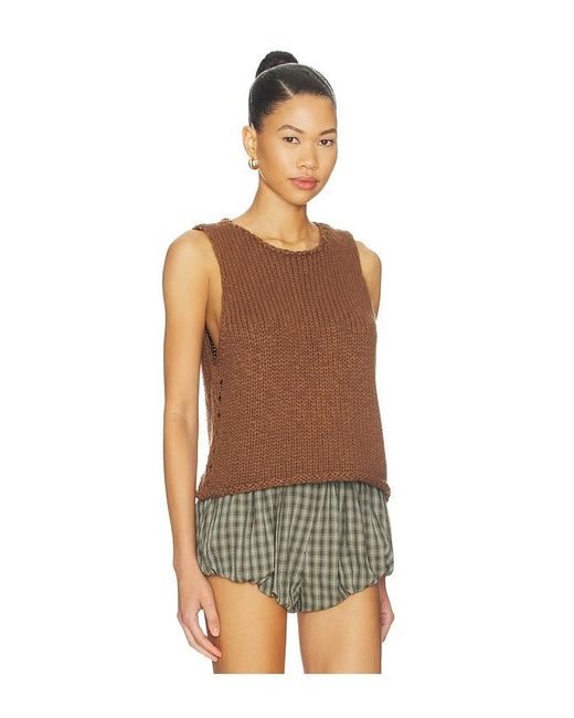 Free People Brown Opal Tank