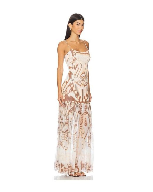 Ulla Johnson White Marisol Drop Waist Gown