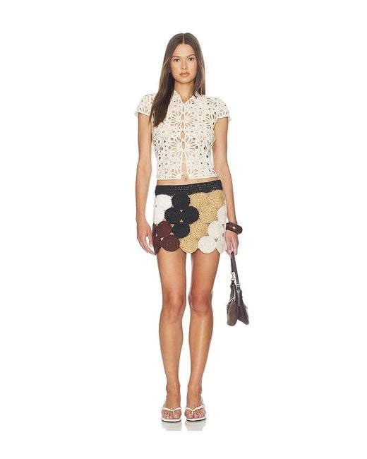 Simon Miller Black Beep Beep Mini Skirt