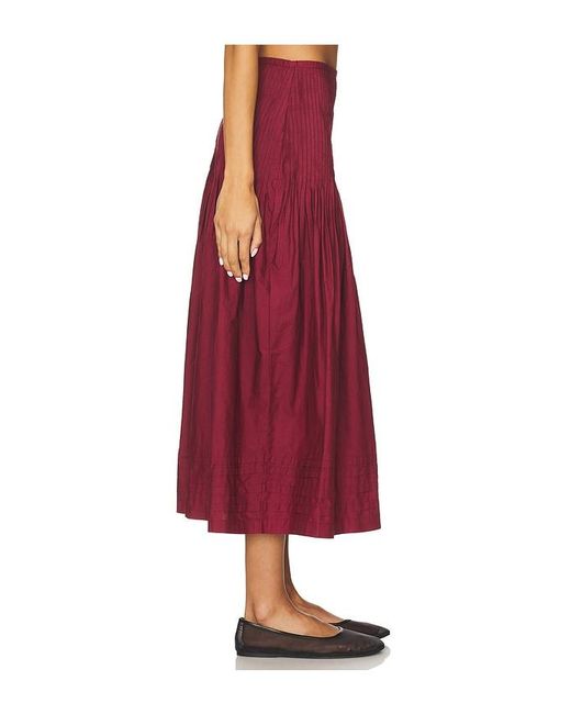 Ciao Lucia Red Rosa Skirt