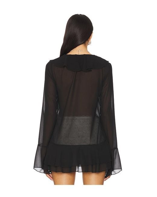 MORE TO COME Black Alisia Top
