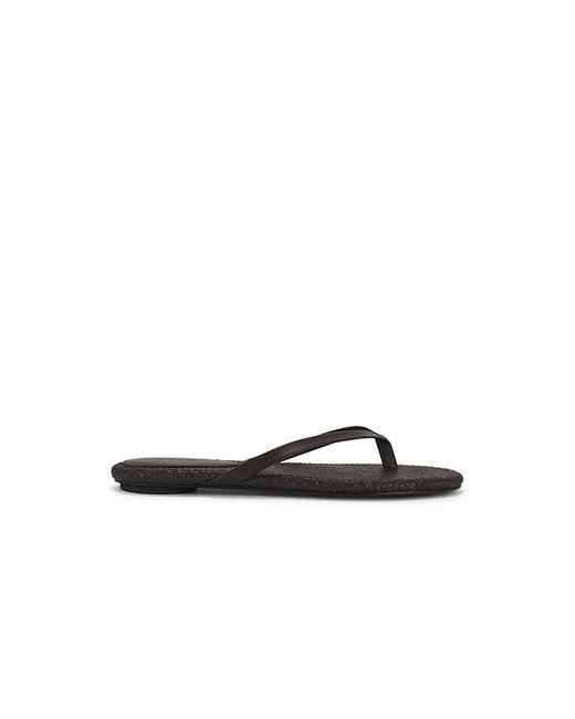 St. Agni White Woven Flip Flop