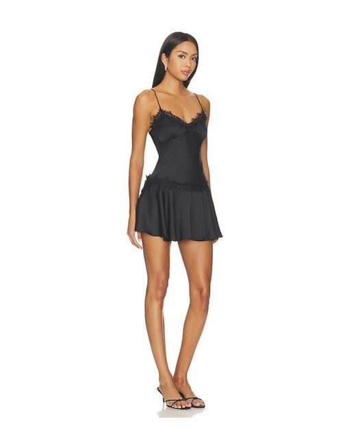 MORE TO COME Black Rylan Mini Dress
