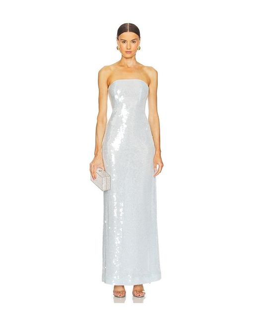 retroféte White Beth Sequin Dress
