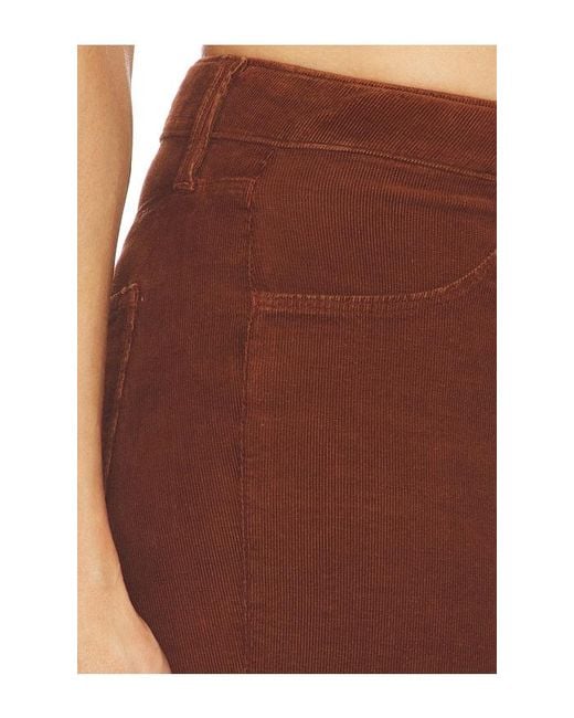 L'Agence Brown Sophie Slim Straight Pant