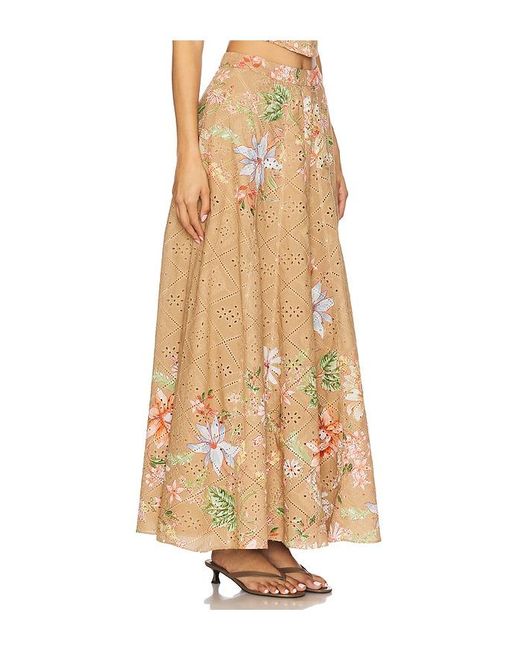 Hemant & Nandita Natural X Revolve Long Skirt