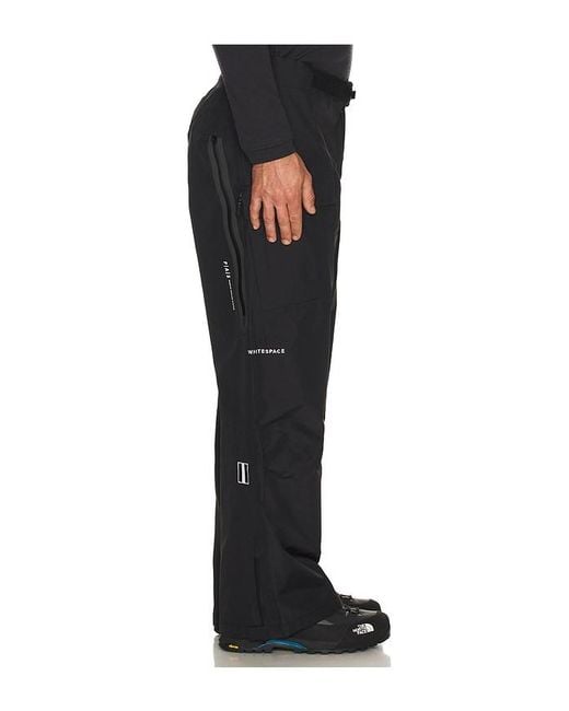 White/space Black Performance 3L Pants for men