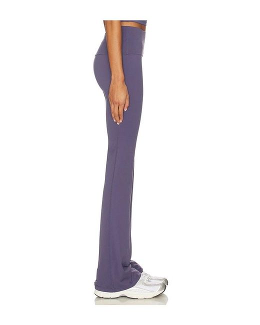 Gold Hinge Blue Essentials Foldover Flare Pant