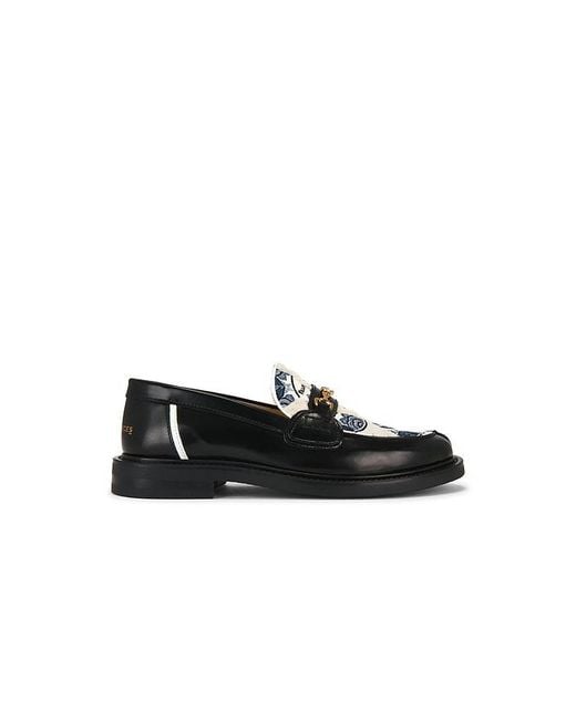 Filling Pieces Black Broken Plate Loafer for men