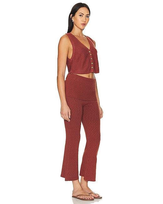 Free People Red X Free-est Ruby Sweater Pant Set