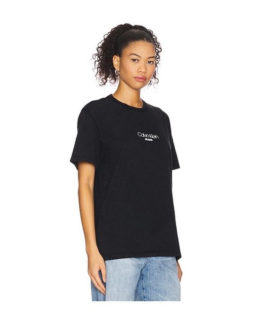 Camiseta Acid En Color Negro Talla (También En M, S, Xl/1X) Calvin Klein de hombre de color Blue