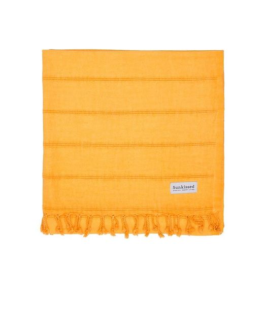 Sunkissed Orange Tuscany Sand Free Beach Towel