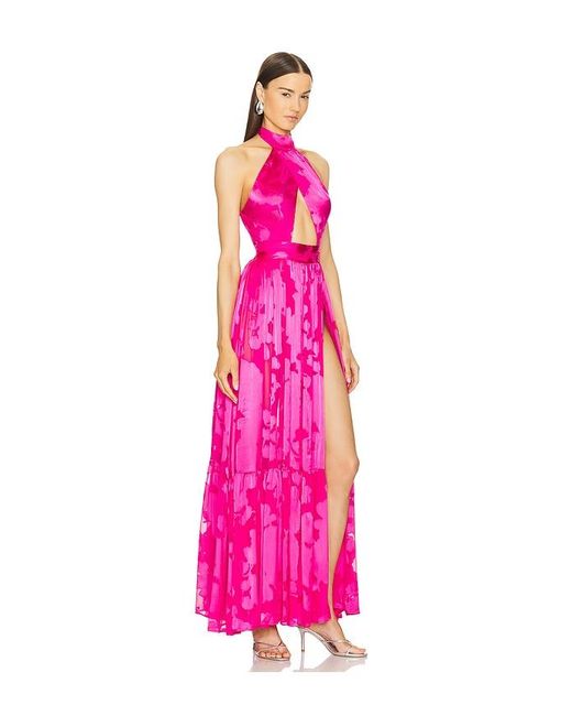 Michael Costello X Revolve Carolina Gown in Pink | Lyst