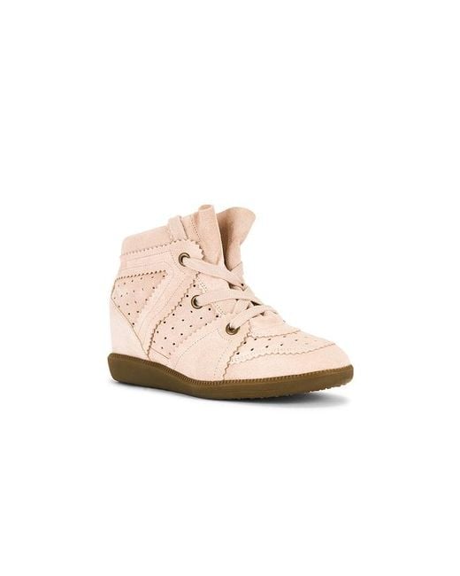 Isabel Marant Pink Bobby Sneaker