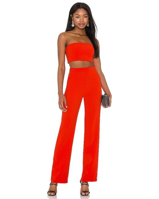 Nbd Red Topaz Bandeau Top