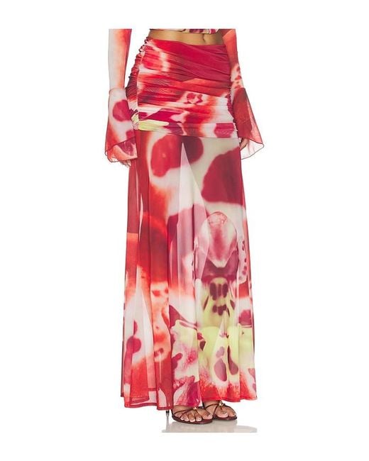 Feners Red Susurro Skirt