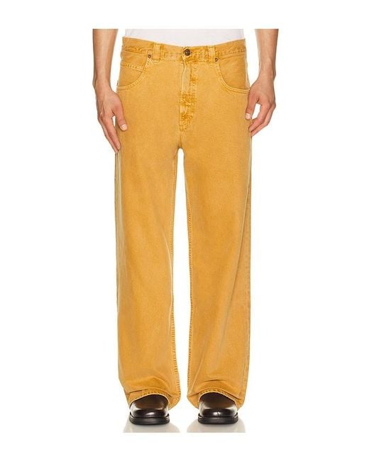 Agolde Yellow Grover Jean for men