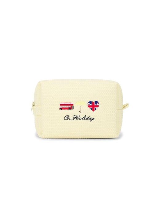 Abode Natural On Holiday Waffle Pouch