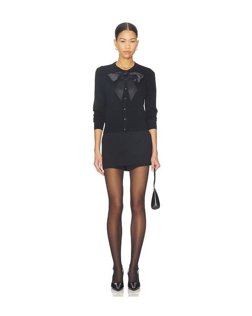 FAVORITE DAUGHTER Black The Take A Bow Cardigan