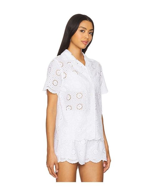 Beach Riot White Lexie Top