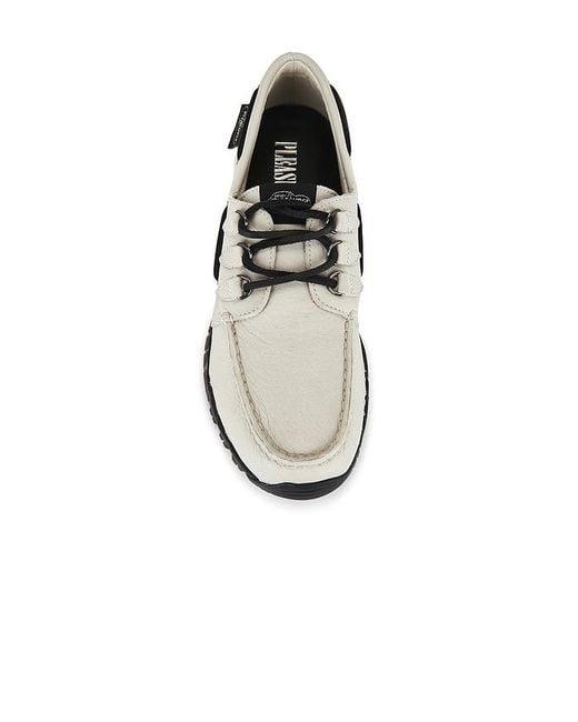 Sperry Top-Sider White X Pleasures 3-Eye Vibram Hiker Loafer for men