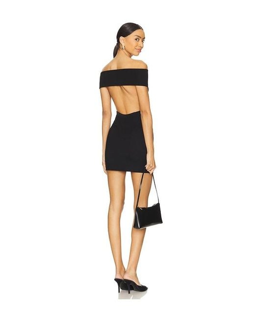 Lovers + Friends Black Jennie Mini Dress