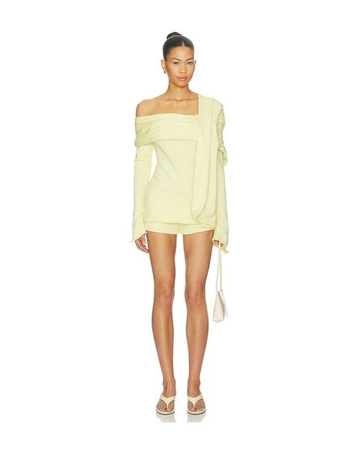 Deme by Gabriella Yellow The Saki Top