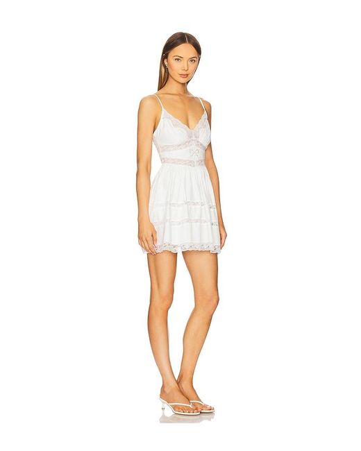 LoveShackFancy White Kleid Zima