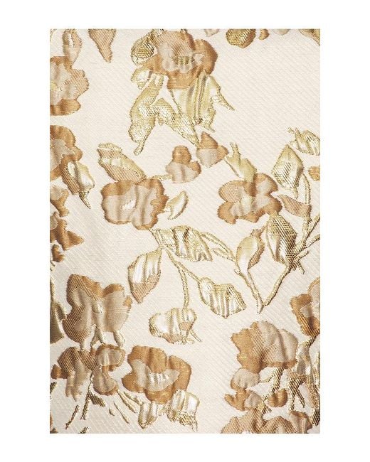 SAU LEE Natural Joanna Jacquard Gown