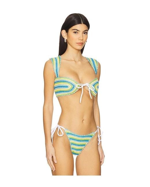 CAPITTANA Multicolor Lucy Bikini Top