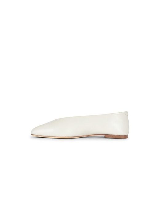 Tony Bianco White Brash Ballet Flat