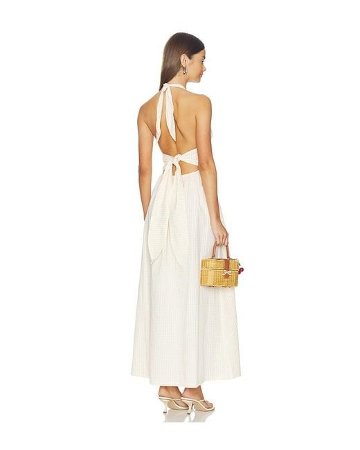 Faithfull The Brand White Lido Maxi Dress
