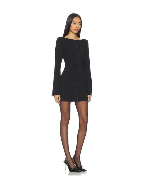Lovers + Friends Black Nadine Mini Dress