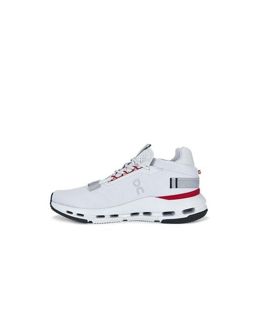 On Shoes White Cloudnova 2 for men