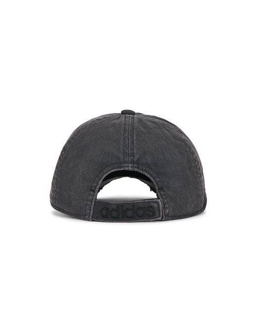 Adidas Originals Black Av Double Brim Slashed Cap
