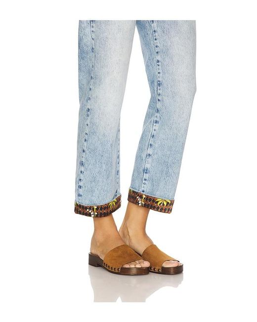 Siedres Blue Daky Straight Leg